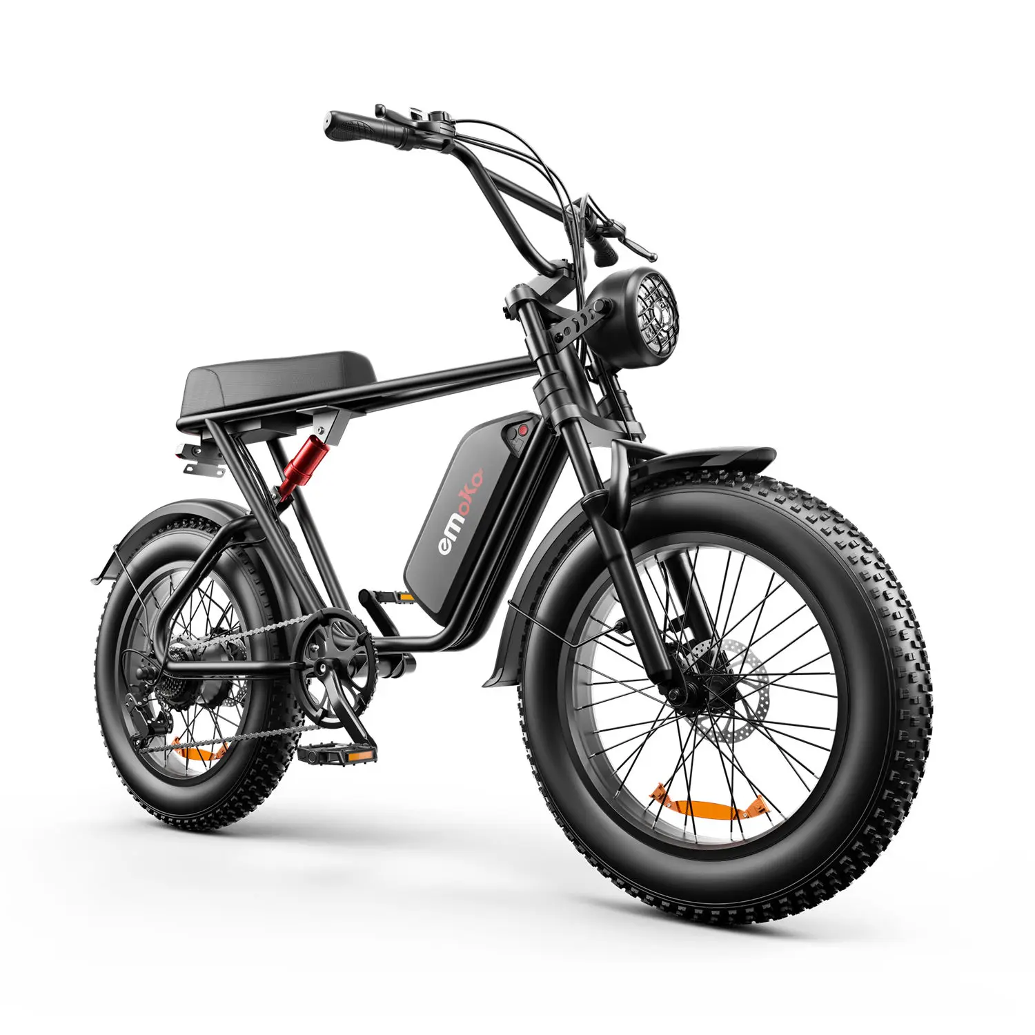 Emoko 48V 17.5ah 20ah Speed 50km 1000w Motor Electric Fat Bike 20 Inch Off-Road Fat Tire Steel Frame Adults EU/USA Warehouse