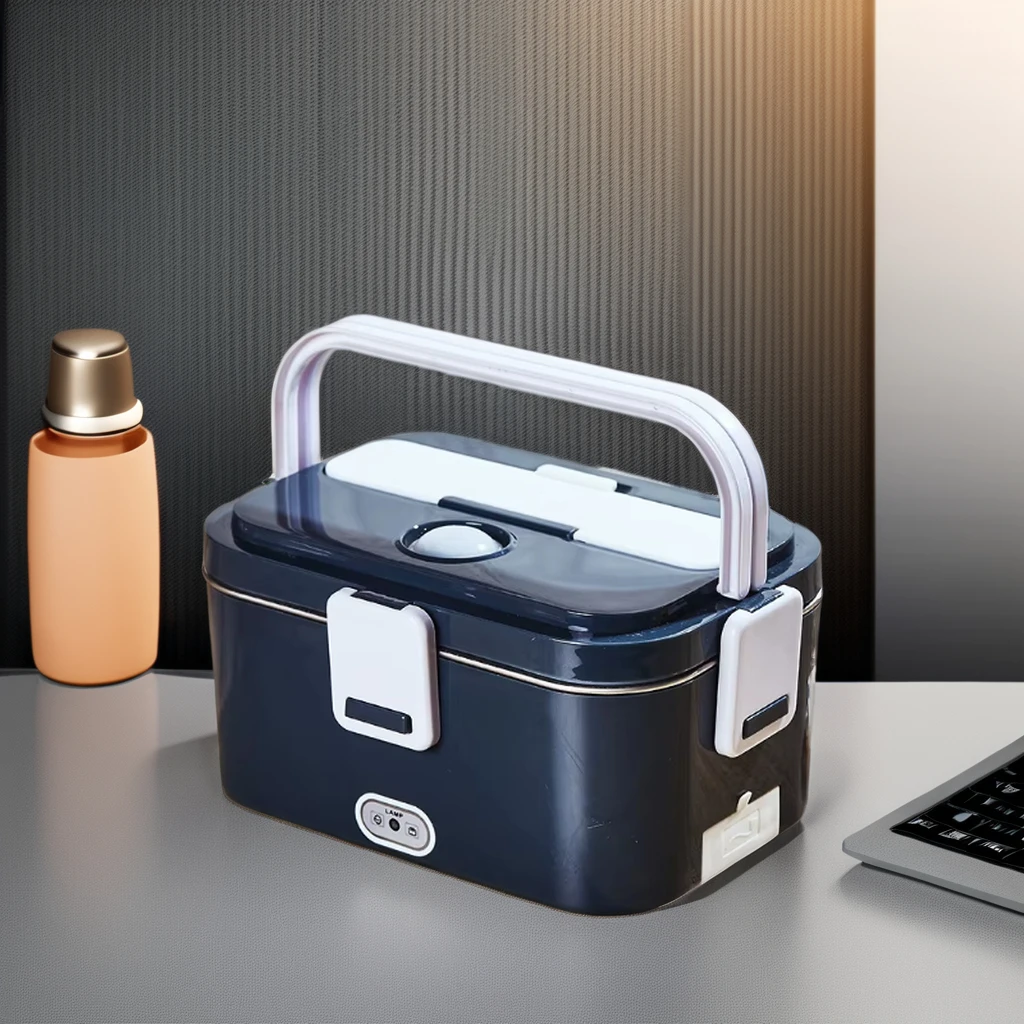 AOHEA  food  electric lunch box warmer portable wireless heating hot heater 80w  Factory Compartments new bpa free kid