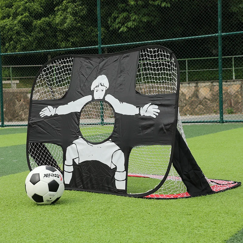 Manufacture 210 D Oxford Cloth Portable Folding Soccer Goal for Children Folding Goal Football Net