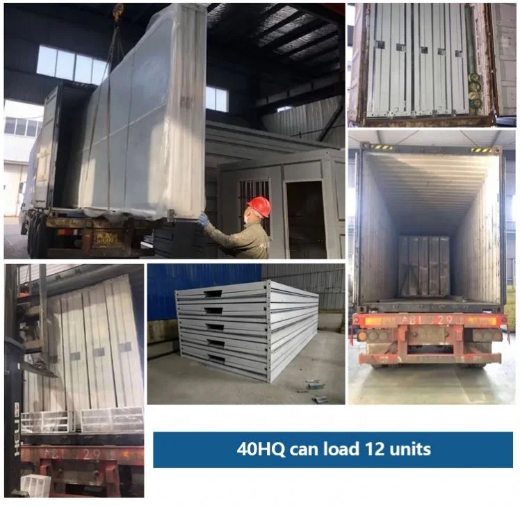 NANXIANG recycled customized container on wheels folding family house