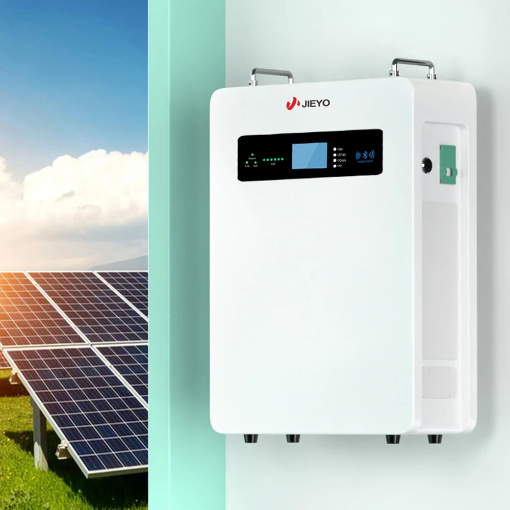 JIEYO 48V 51.2V Wall-mounted Hybrid Grid Home Use Storage System Solar Power Generators Lifepo4 Batteries