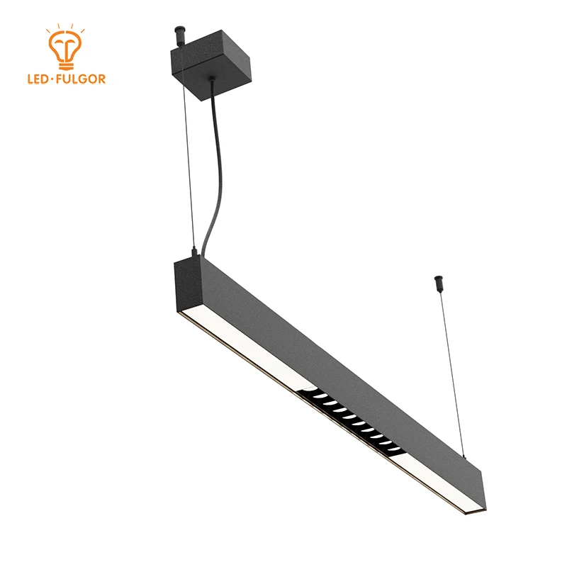 factory price combination lighting support dimmable suspended home office led linear lamp