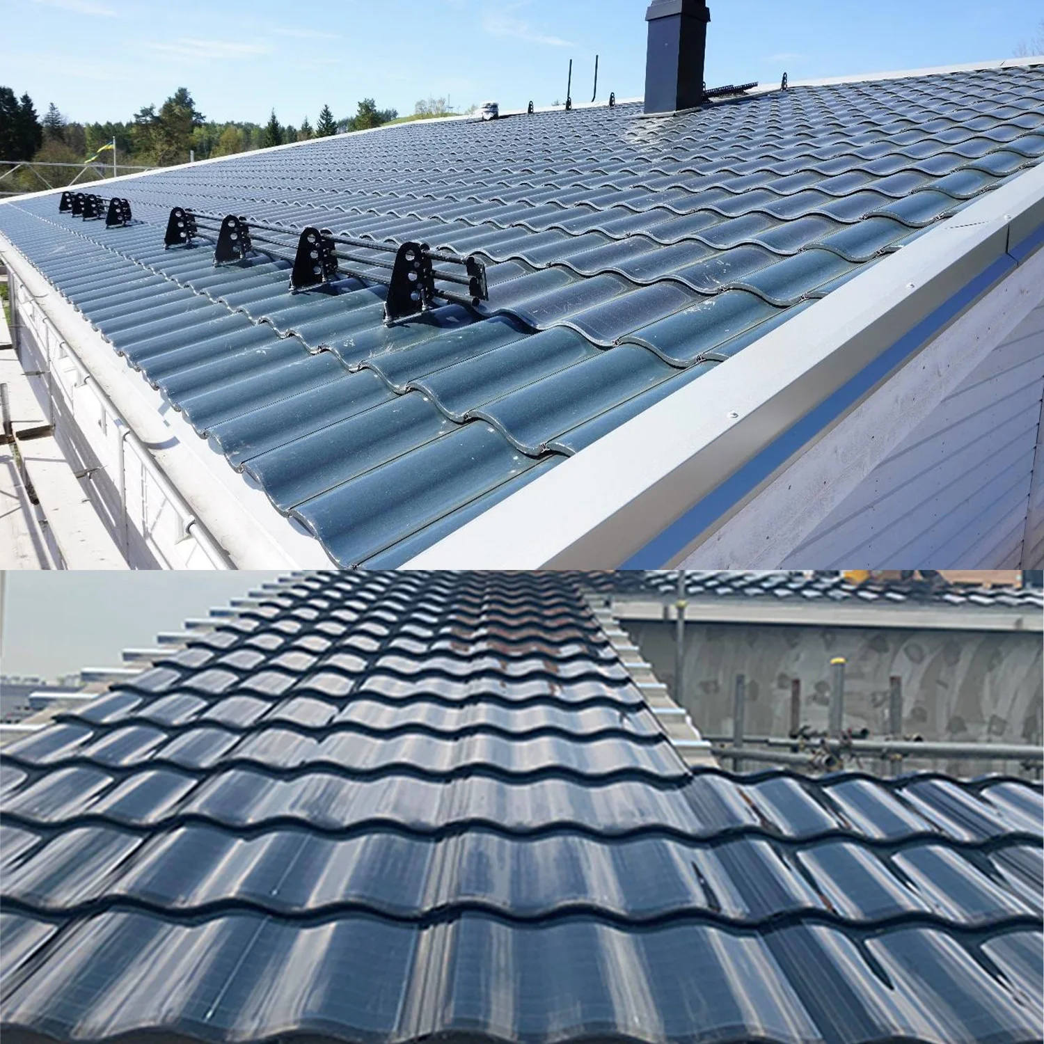 High Efficiency Solar Panel Roof Tile 100w 50w 30w 20w 10w Home Building