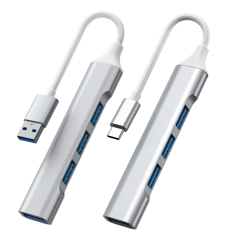 USB HUB 3.0 Type C 3.1 4 Port Multi Splitter Adapter OTG For Lenovo Macbook Pro 13 15 Air Pro Laptop PC Computer Accessories