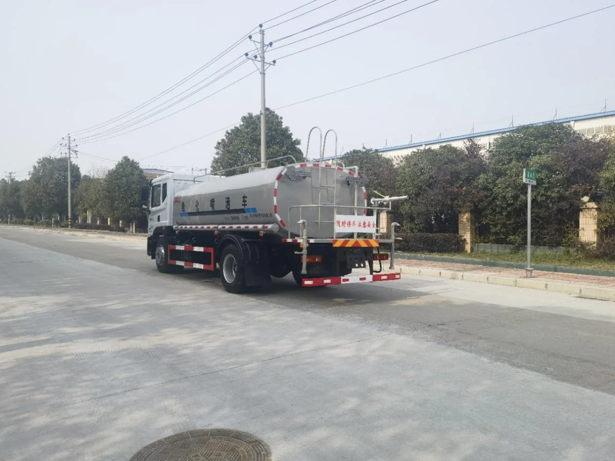 Factory 15 square Sprinkler Water tank Transport Car Anti-corrosion tank Car