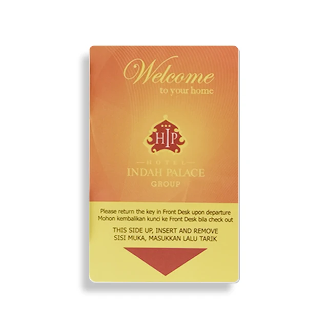  Smart Access Control PVC Plastic NFC Room Door Check In RFID Hotel Key