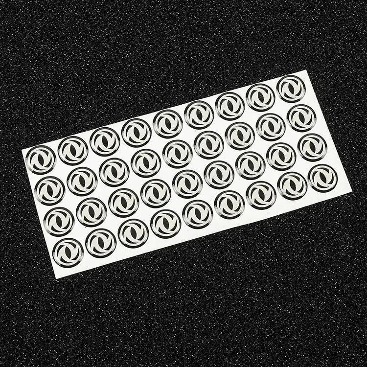 Custom Card Holder Package Car Adhesive Tag Some 58Mm Circle Gel Labels 19Mm Epoxy Sticker