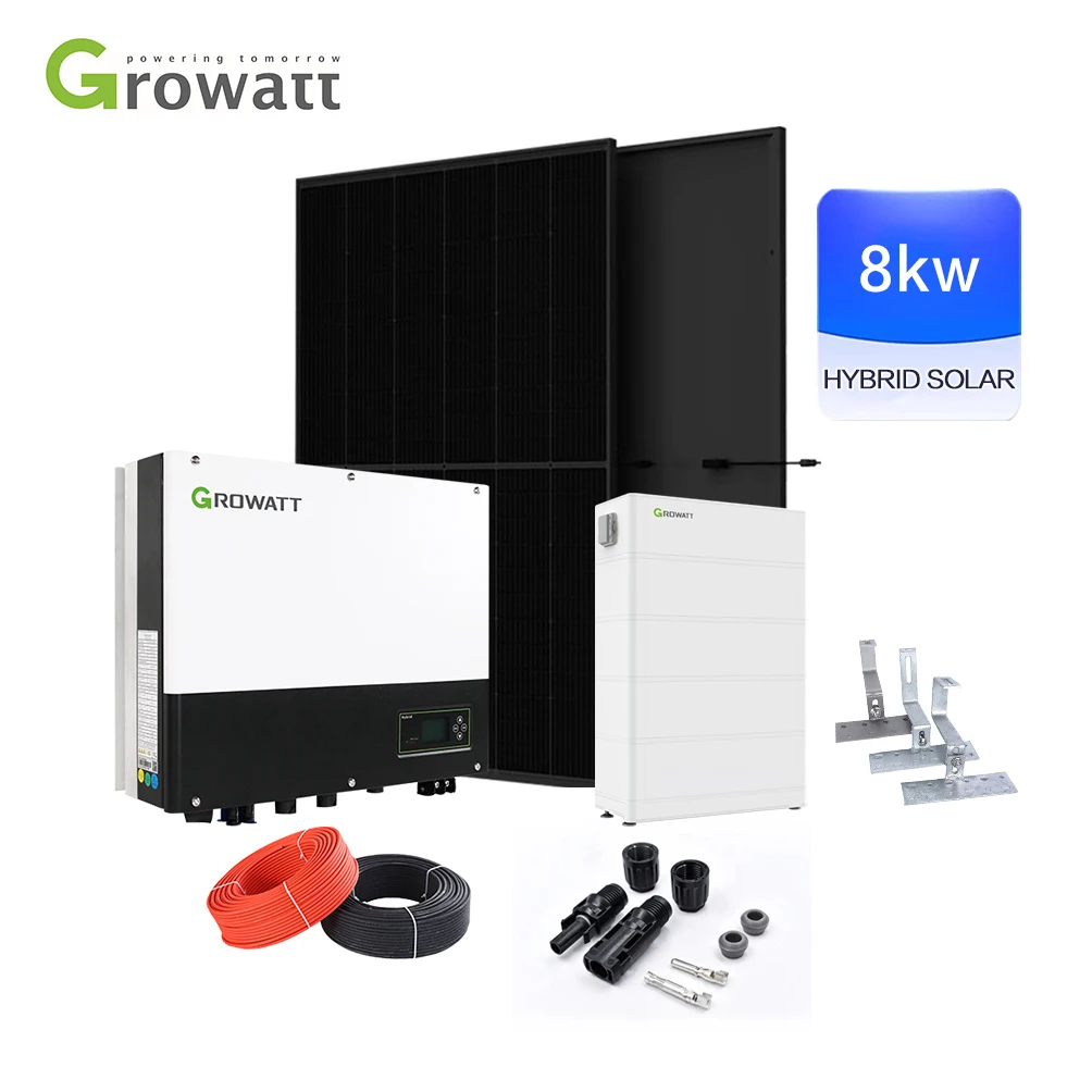 Гибридные фотоэлектрические солнечные энергетические системы Smart 5 кВт солнечная панель для домашнего использования