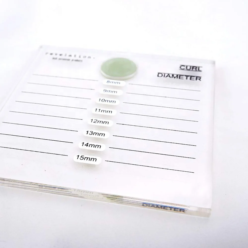 Custom double plexiglass lash tile/eyelash glue holder pallet