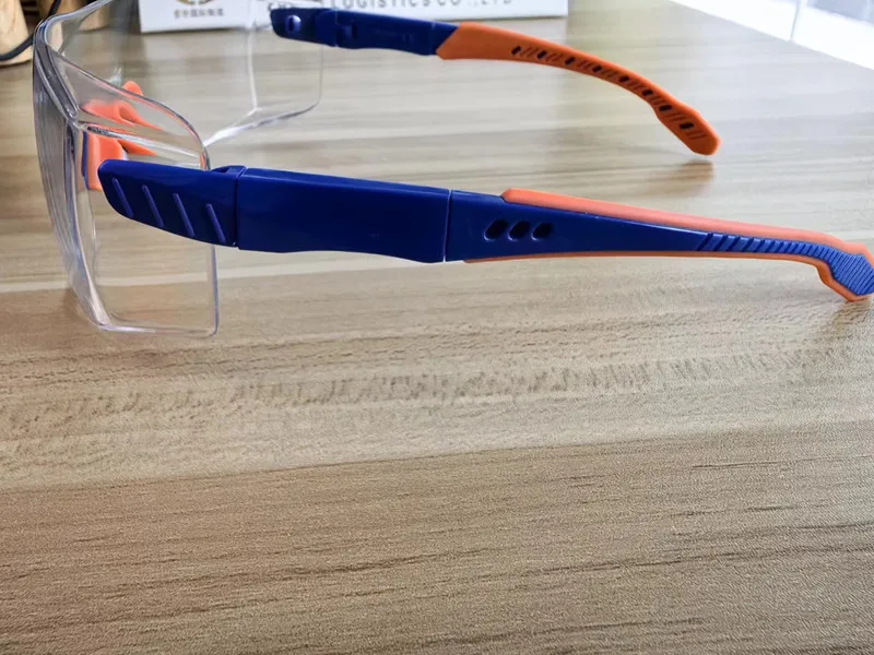 WEJUMP High Quality ANSI Industrial anti fog anti scratch Construction protection goggles with Adjustable frame safety glasses