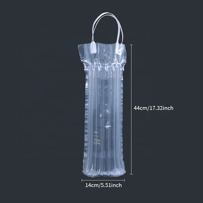 Red Wine Hand-held air Column Bag Packaging Cushioning Bubble Column Inflatable Bag air Column Anti Drop Packaging Bag