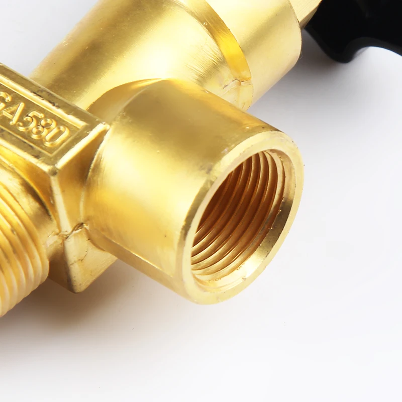 CGA580 valve CO2 Oxygen Nitrogen gas cylinder valve Made In brass