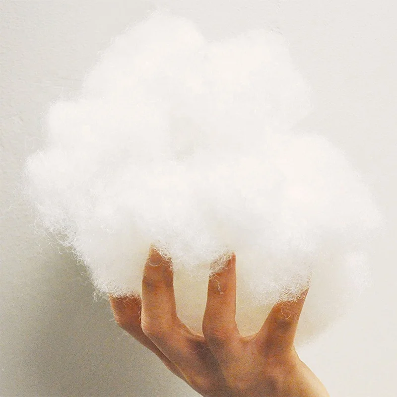 Лидер продаж, супер мягкое полиэфирное волокно для игрушек «сделай сам», наполнитель для подушек