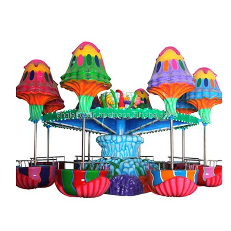 Theme Park Funny Games Fairground Kid Popular Rides Happy JellyFish Rides