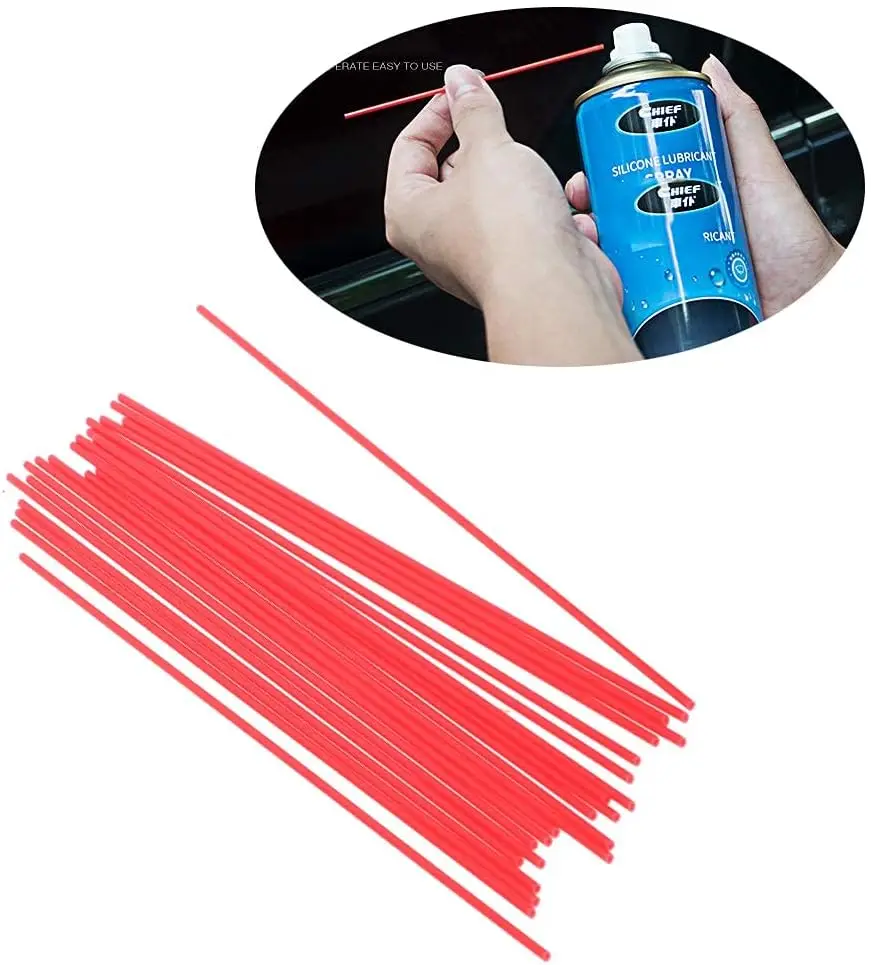 Spray can tube extension straw lubricant tube