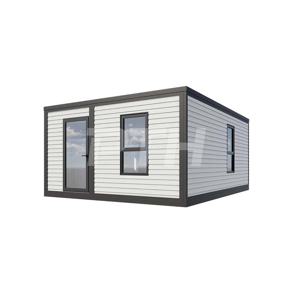 PrefabX Flip Mini, 26 м2, быстродействие, сборные, Расширяемые, модульные дома, дома, защищенные от ураганов, сборные умные дома
