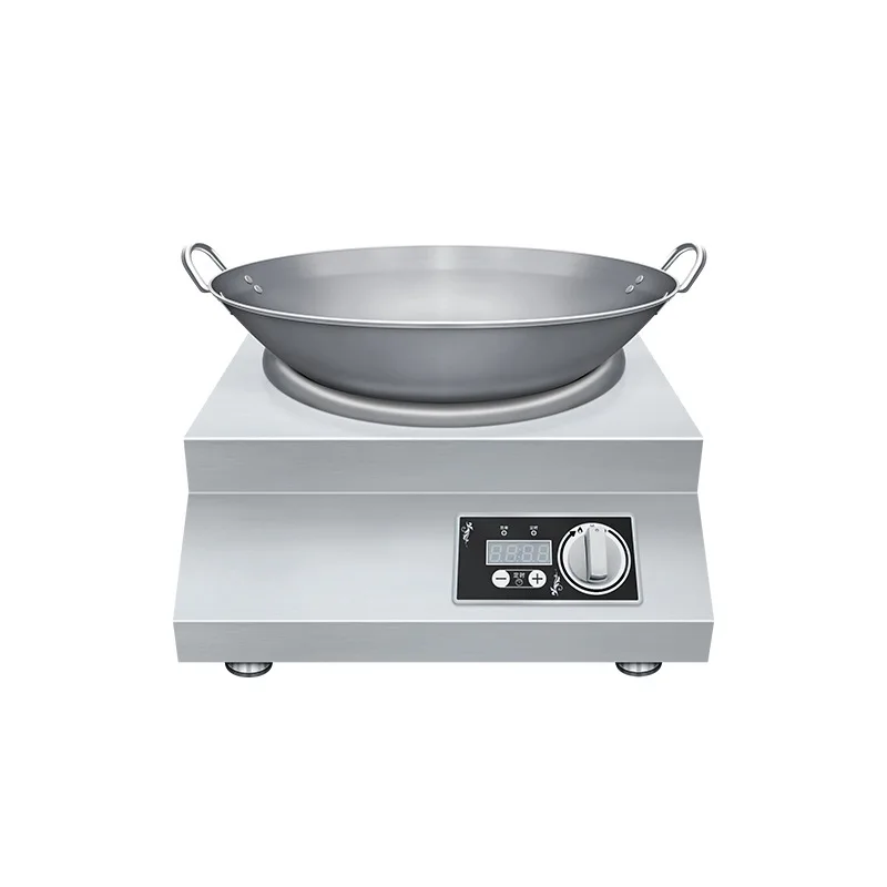 3500w High Power Induction Cooker Electric Household Big Cooker Restaurant Hot Pot Fried Concave Electromagnetic Furnace Stove