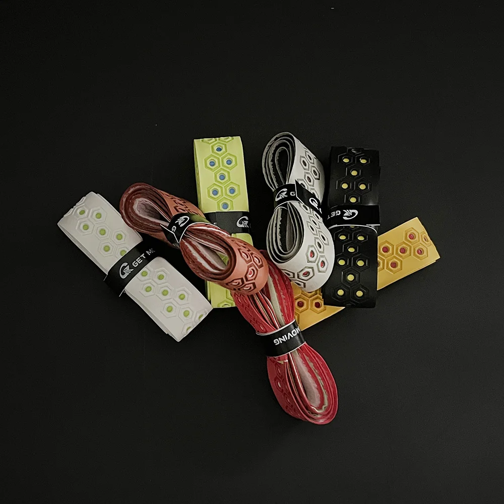 Get Moving Increased Shock Absorption Perforado Pu Eva Double Layer Custom Tennis Pickleball Ball Paddle Padel Basic Grip Tape