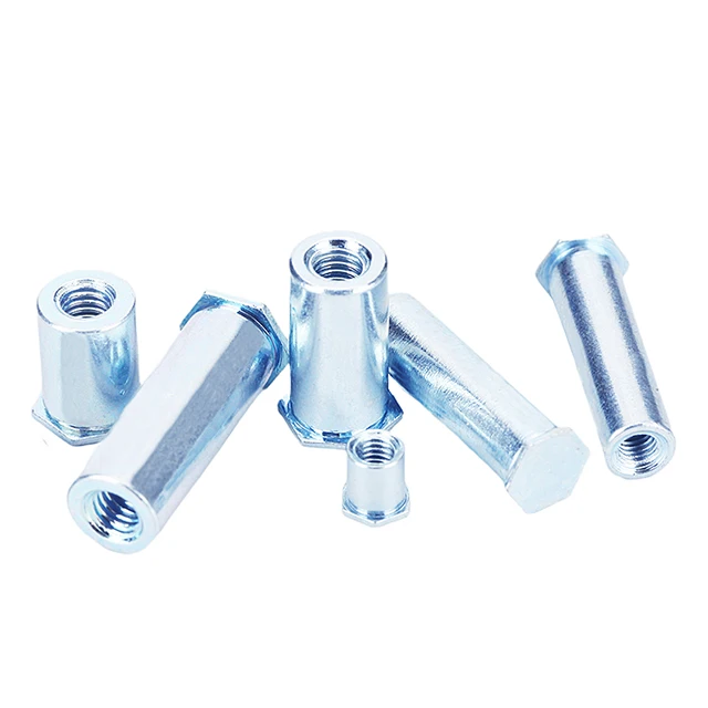 #5 #6 #8 INCH M3 M4 M5 M6 half fully threaded carbon stainless steel aluminum hex flat head waterproof self clinching standoffs