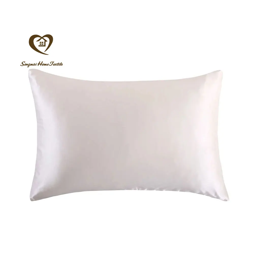 Songmai 100% Polyester Cheap Pillowcase Zipper Pillowcases Pillow Case For Healthy Standard Queen King Multicolor