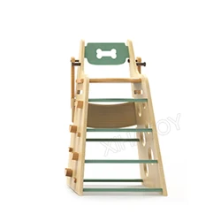 XIHA Portable Folding Multifunction High Chair Baby Dining Chair Wooden High Chair Adjustable Height Feeding Table