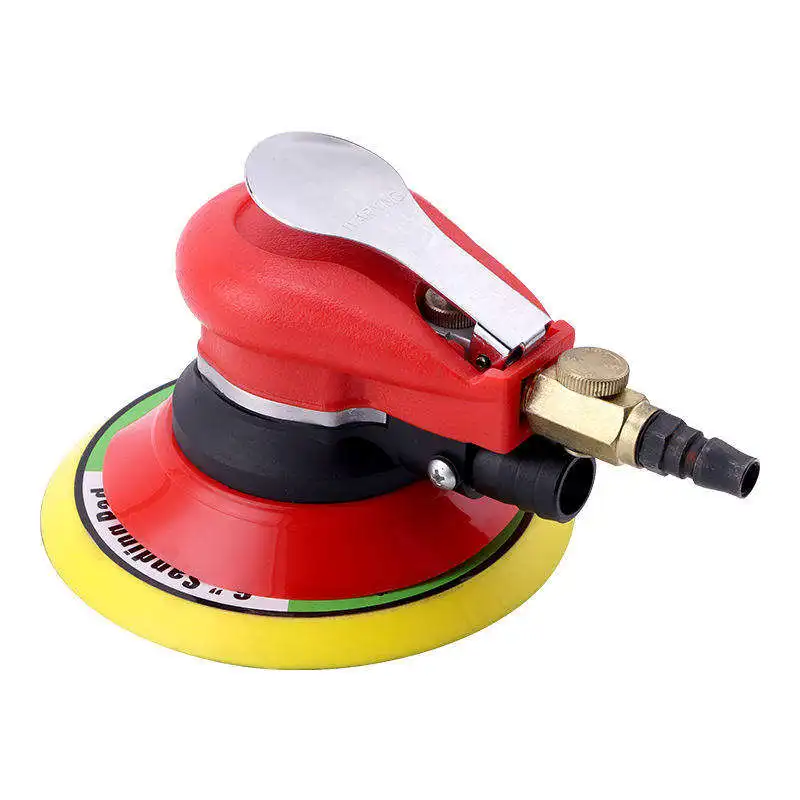 Pneumatic Vacuum Assisted Orbital Air Palm Sander Sanding Pad Polishing Machine
