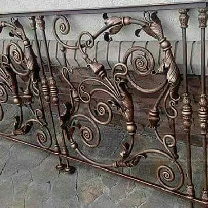Typical Iron Balcony Railings Wrought Iron Balcony For Sale