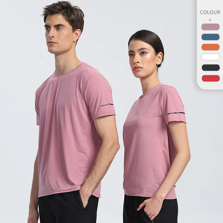 Multi-Color Quick-Drying Lapel Manufacture Unisex T Shirts Custom Logo Printing Male 180 Gsm T Shirt