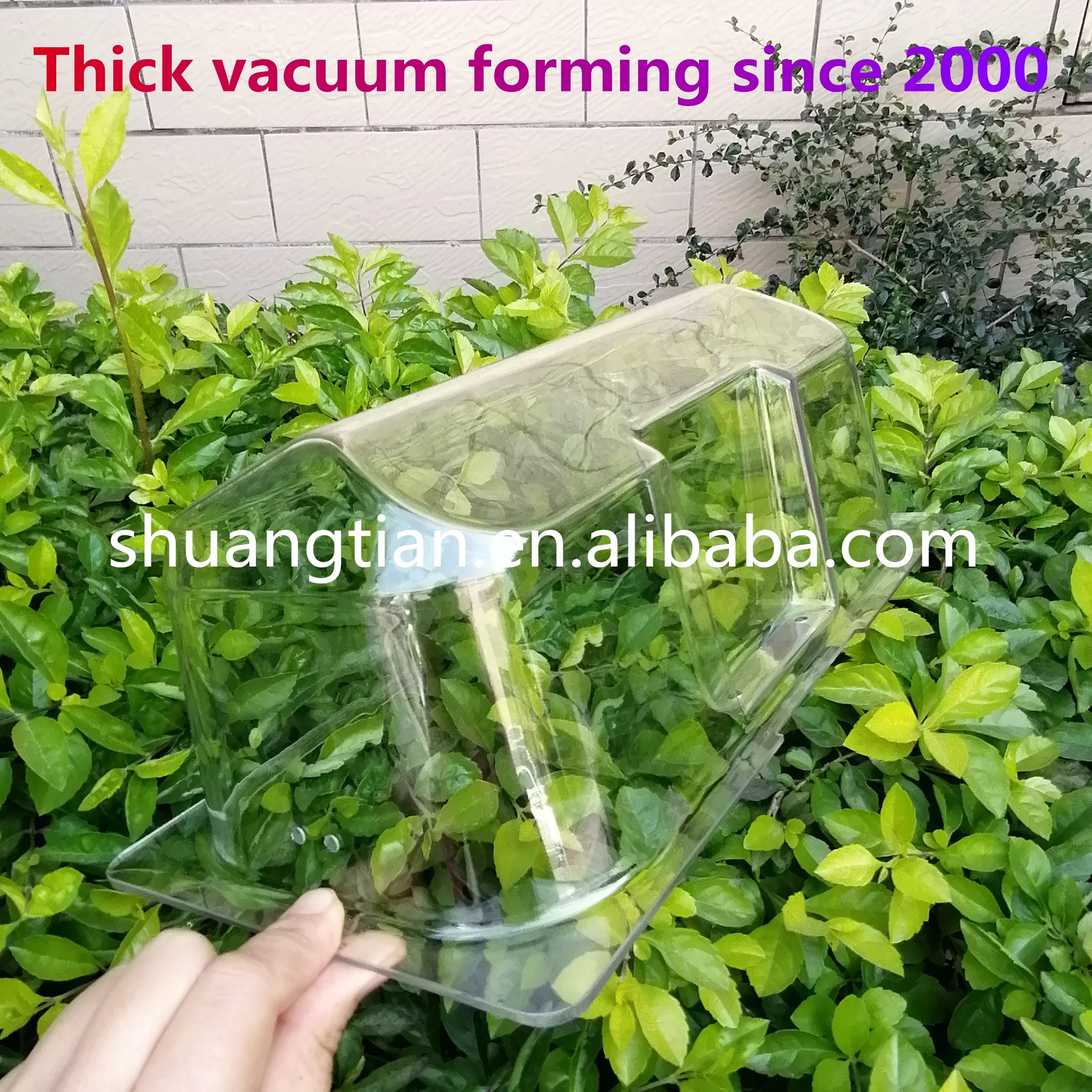Custom 5mm Thick Clear PC Polycarbonate Vacuum Forming Thermoforming Cover Part For Scientific Instrument