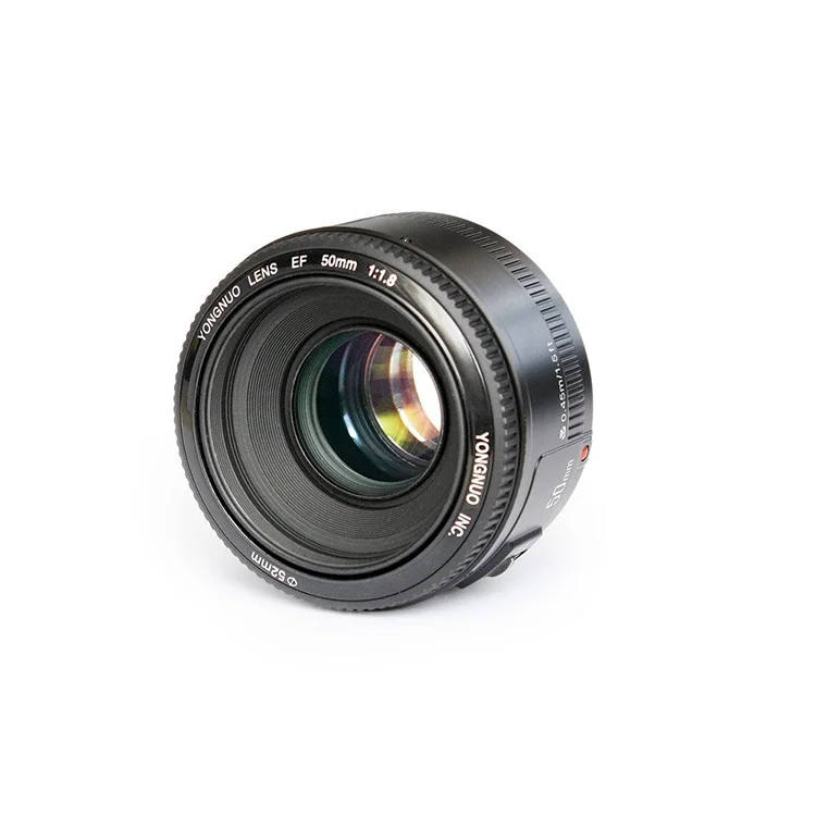 YONGNUO yn50 мм F1.8 стандартная Большая диафрагма автофокуса dslr объектив камеры для canon EF крепление rebel DSLR камера