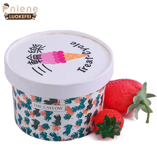  Wholesaler eco friendly ice cream cup disposable pla coated