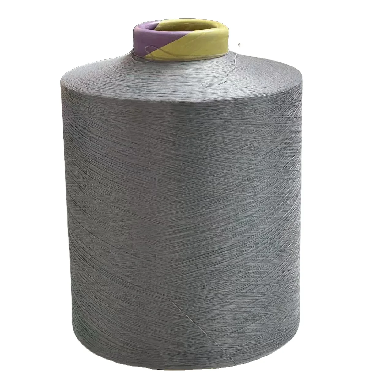 hot sailing graphene yarn DTY 150D 48F Sim Denier Sd Nim White Twisted DTY 100% Polyester Filament Textured Yarn