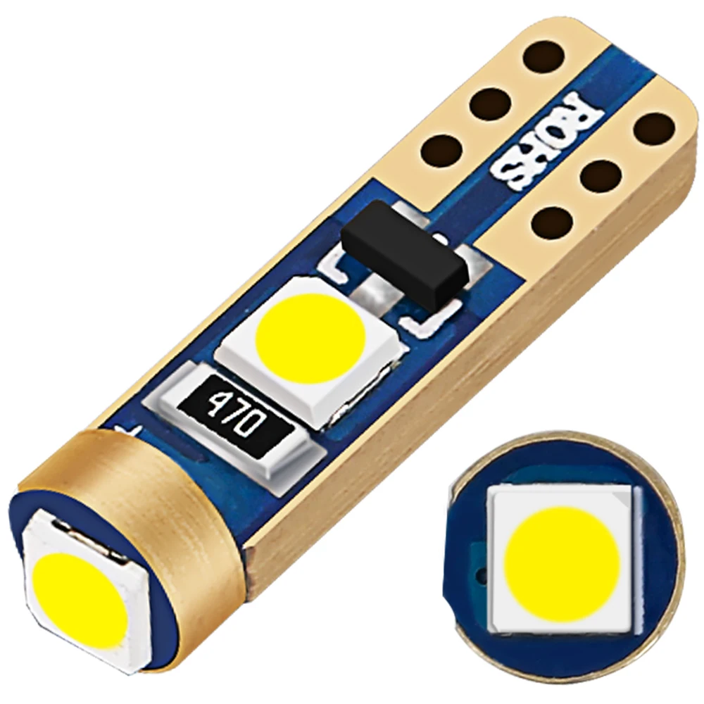 
Manufacture Supply 12V 36LM T5 74 Led 3030 5SMD Dashboard Light Instrument Indicator Lamp DJ248 