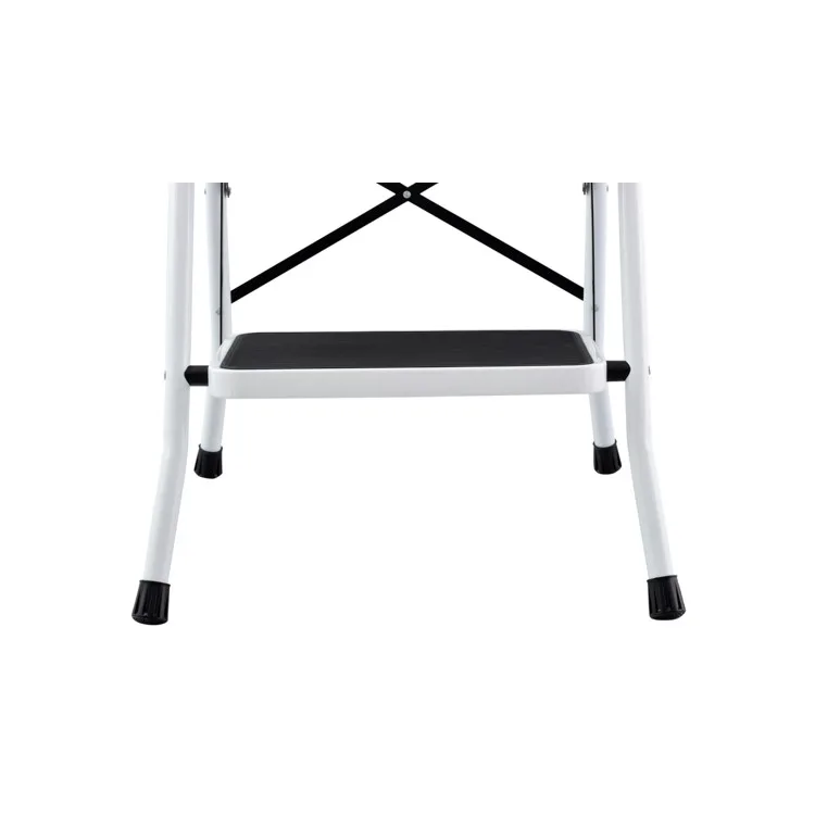 500 lb Capacity Step Stool Folding Ladders for Home Kitchen Steel Frame with Safety Side Handrails