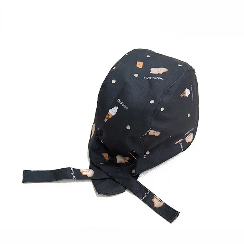 2022 Hot-Sale Custom logo Multiple Printed Head Hat Nurse Hats Nurse Scrub Hats For Women