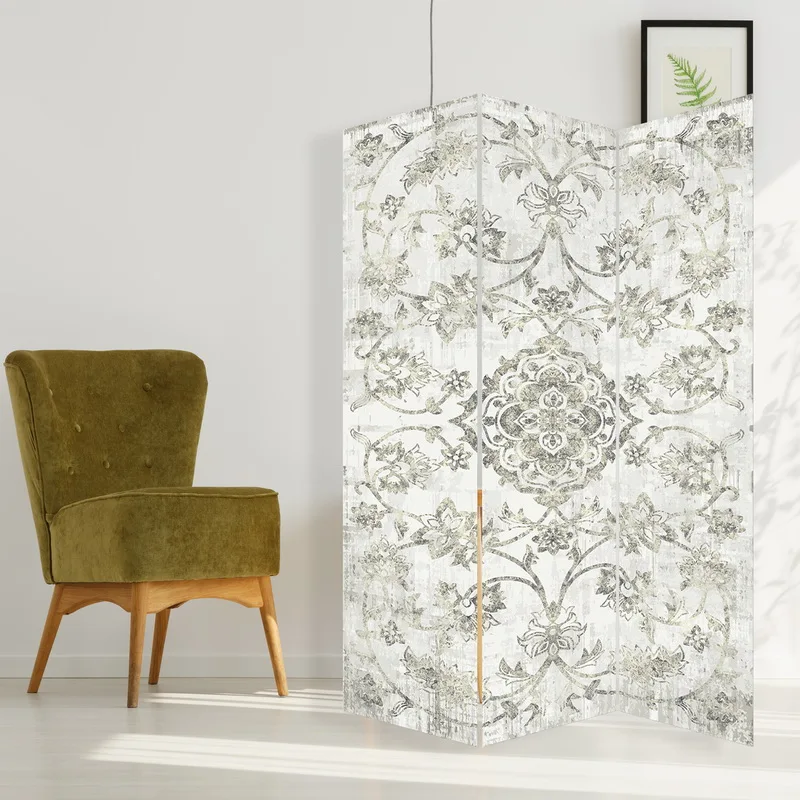 Customized Foldable Screen Double Sided Canvas Partition Screen Room Divider for Home Decor and Folding TA Art Decor Printed