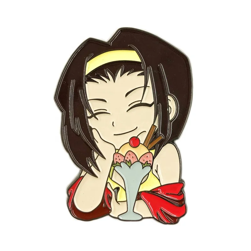 Cartoon design enamel pin creative present mini metal badge fashion cute custom lapel pin