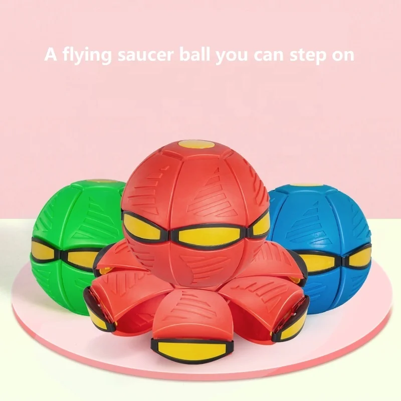 2024 New Products Fly Toy Outdoor Throw Magic Spinner Disc UFO Magic Flying Saucer Ball Toys For Baby