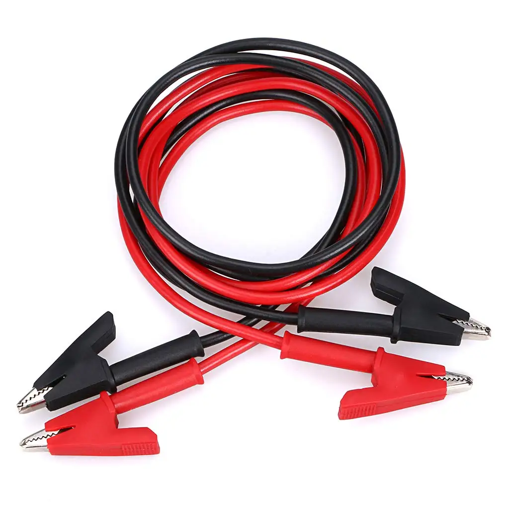 14 Gauge Jumper Wires Alligator Clips to Alligator Clip   Silicone Test Flexible Cable Alligator Clips