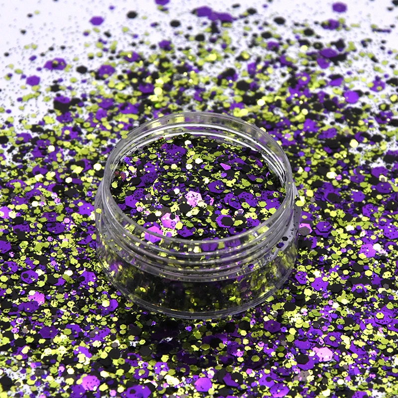 Best Top Selling Glitter Chunky Mix for Halloween Decorate