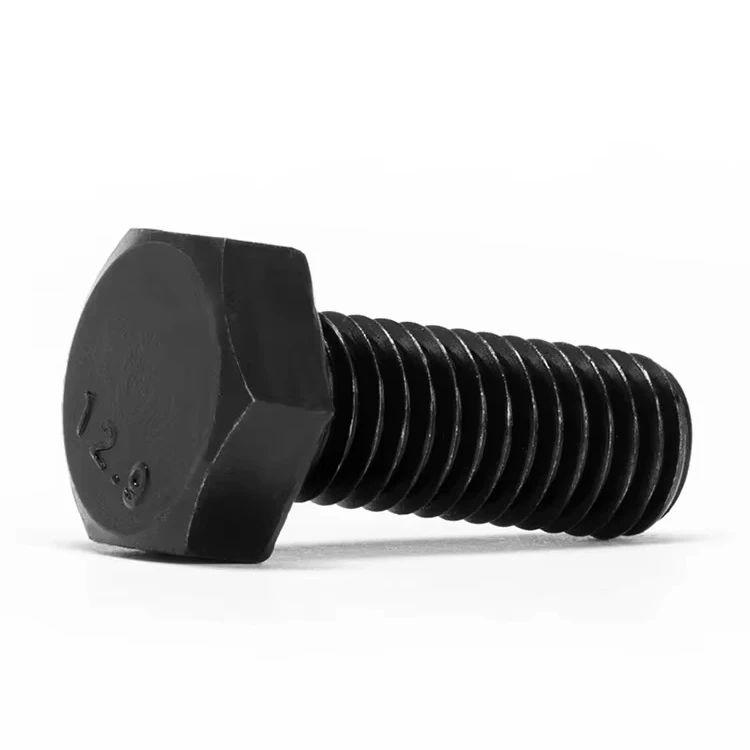 ISO4017 High Strength Bolt Alloy Steel Grade12.9 Black Oxide Hex Bolt
