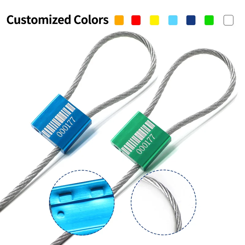 TXCS 103  Wholesale pull tight truck cable seals with QR code