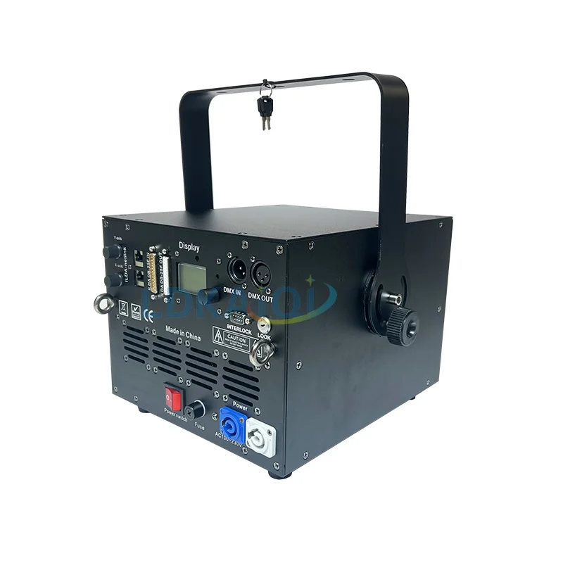 10watt RGB full color dj animation laser lights DMX512 ILDA