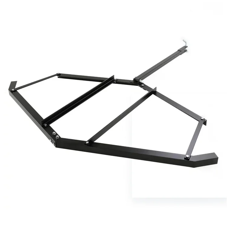 Tow Behind Drag Harrow Driveway Grader Compatible with ATV UTV Garden Lawn Tractor Adjustable Center Bars