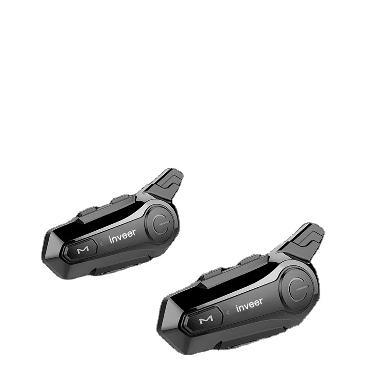 inveer IPX6 Water-proof rugged design Duplex  Blue tooth  intercom Headset for helmet model E1