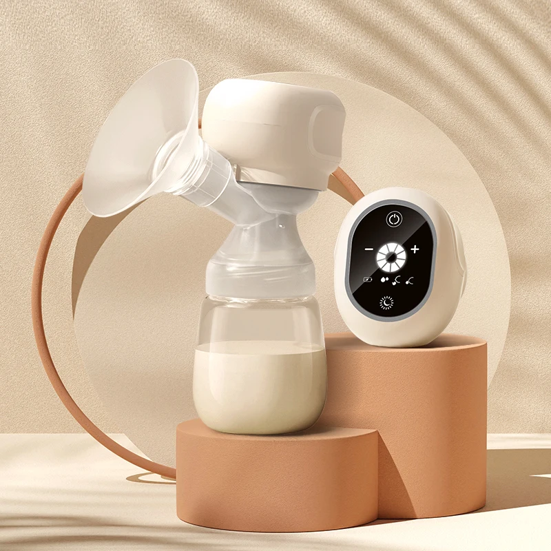 2022 Hot Sale Silicone Baby Breastfeeding Accessories Unilateral Cordless Wireless Electric Breast Pump with ce emc