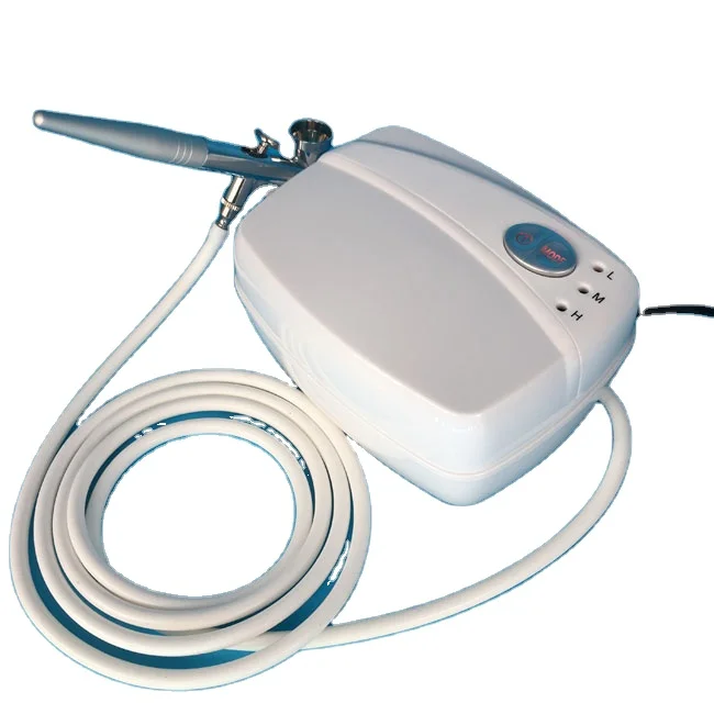 Food air brush with compressor kit paint gun airbrush beauty cake decorating tanning tattoo kits machine for nail art