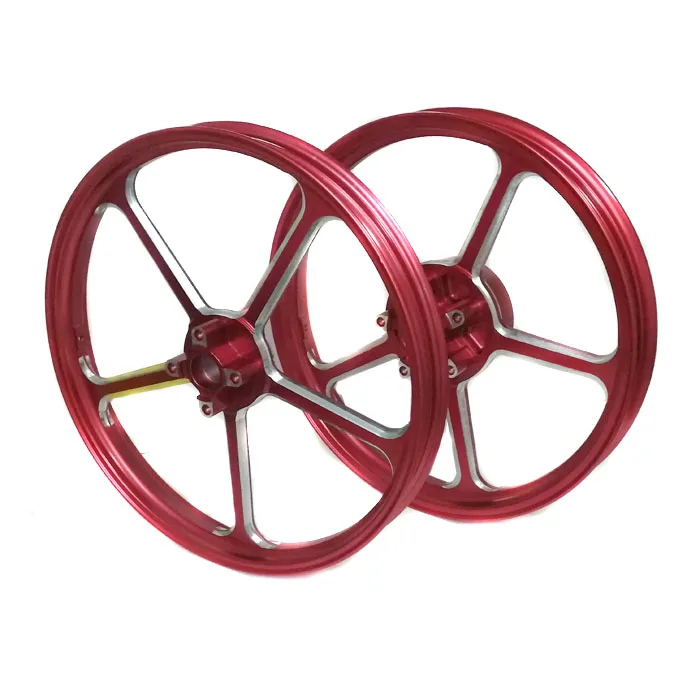 505  RED  Motorcycle aluminum wheels ,Sport rim y15,y15zr,y125,lc135...