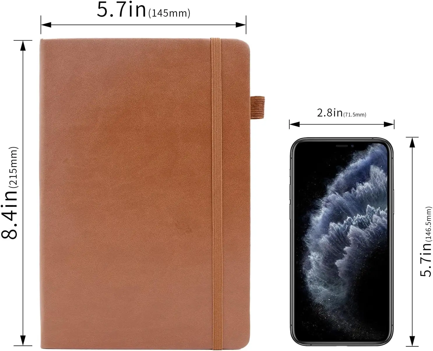 Wholesale Custom Printing A5 PU Leather Hardcover Planner Reading Spiritual Self Mastery Journal