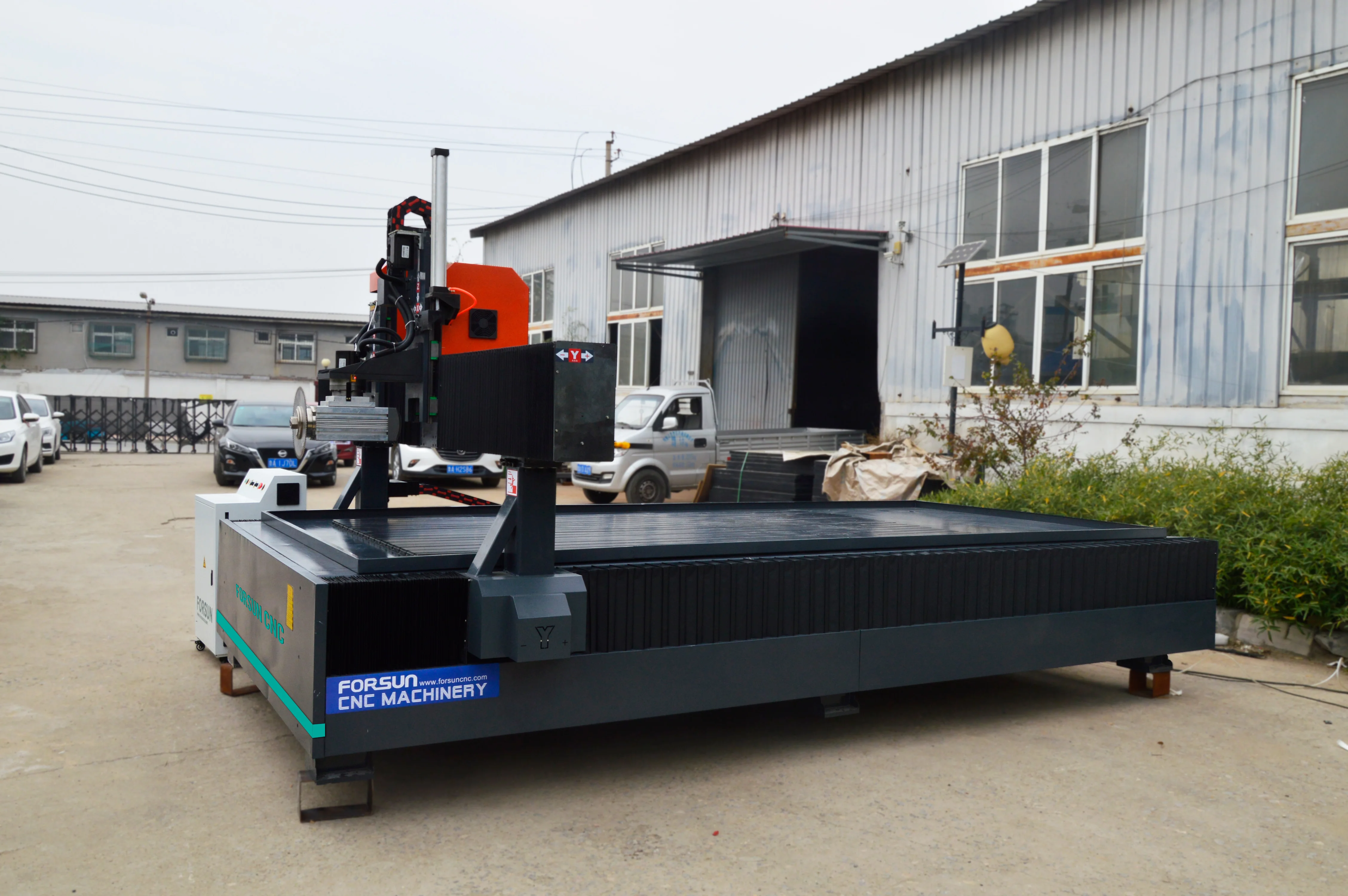 DISCOUNT 23%!!!CNC Stone Carving Machine for Marble, Granite, Tombstone